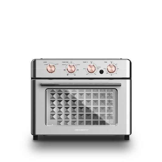 PERYSMITH PS9000BK/R AIR FRYER OVEN - BLACK/RED